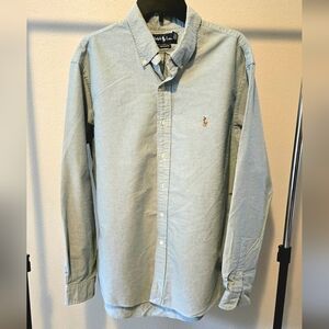 Ralph Lauren Light Green Button-Down Shirt